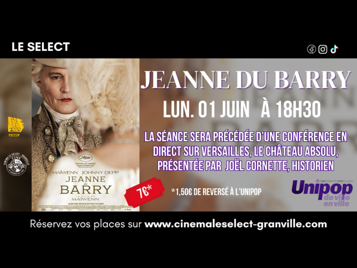 Ciné-conférence : Jeanne du Barry