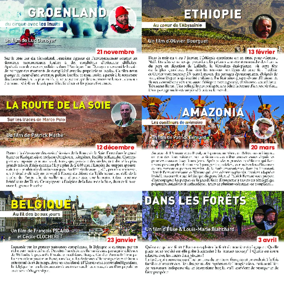 Ciné Conférences Exploration Voyage