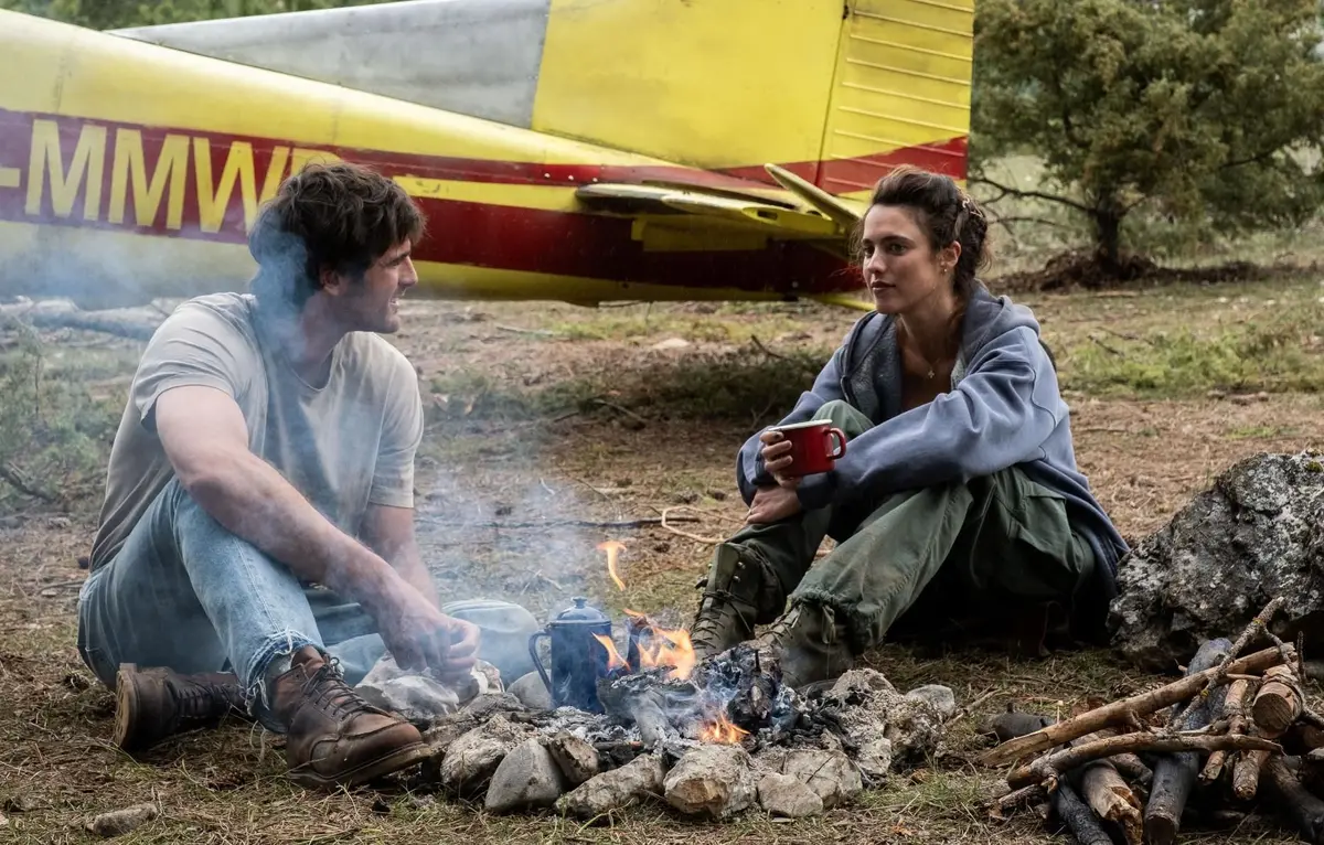 Jacob Elordi et Margaret Qualley dans The Dog Stars