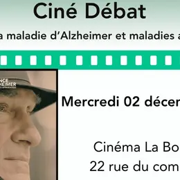 Ciné-débat autour de la maladie d'Alzheimer et maladies apparentées