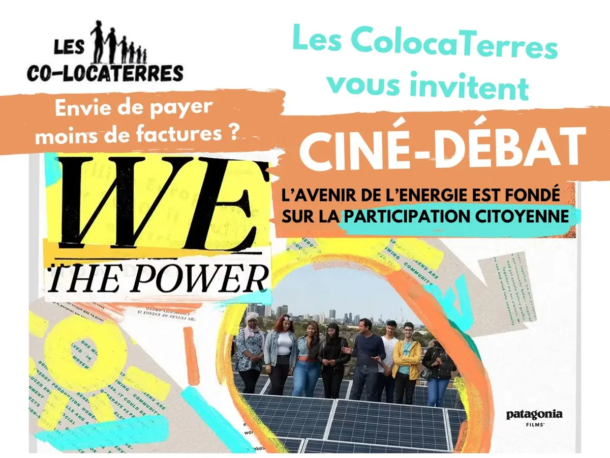 Ciné-débat L'avenir de l'énergie est fondé sur la participation citoyenne