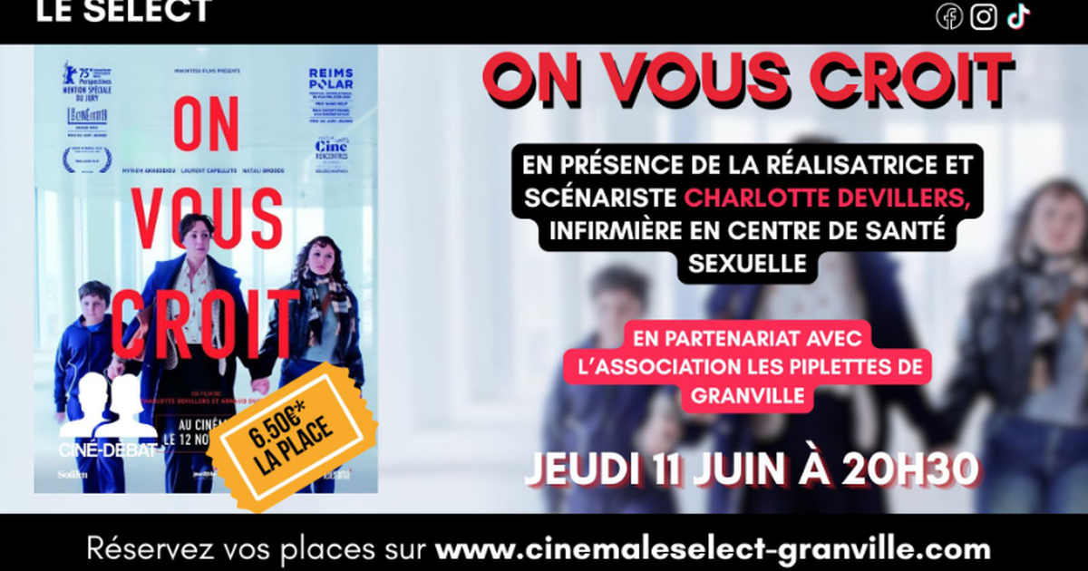 Ciné-débat : on vous croit
