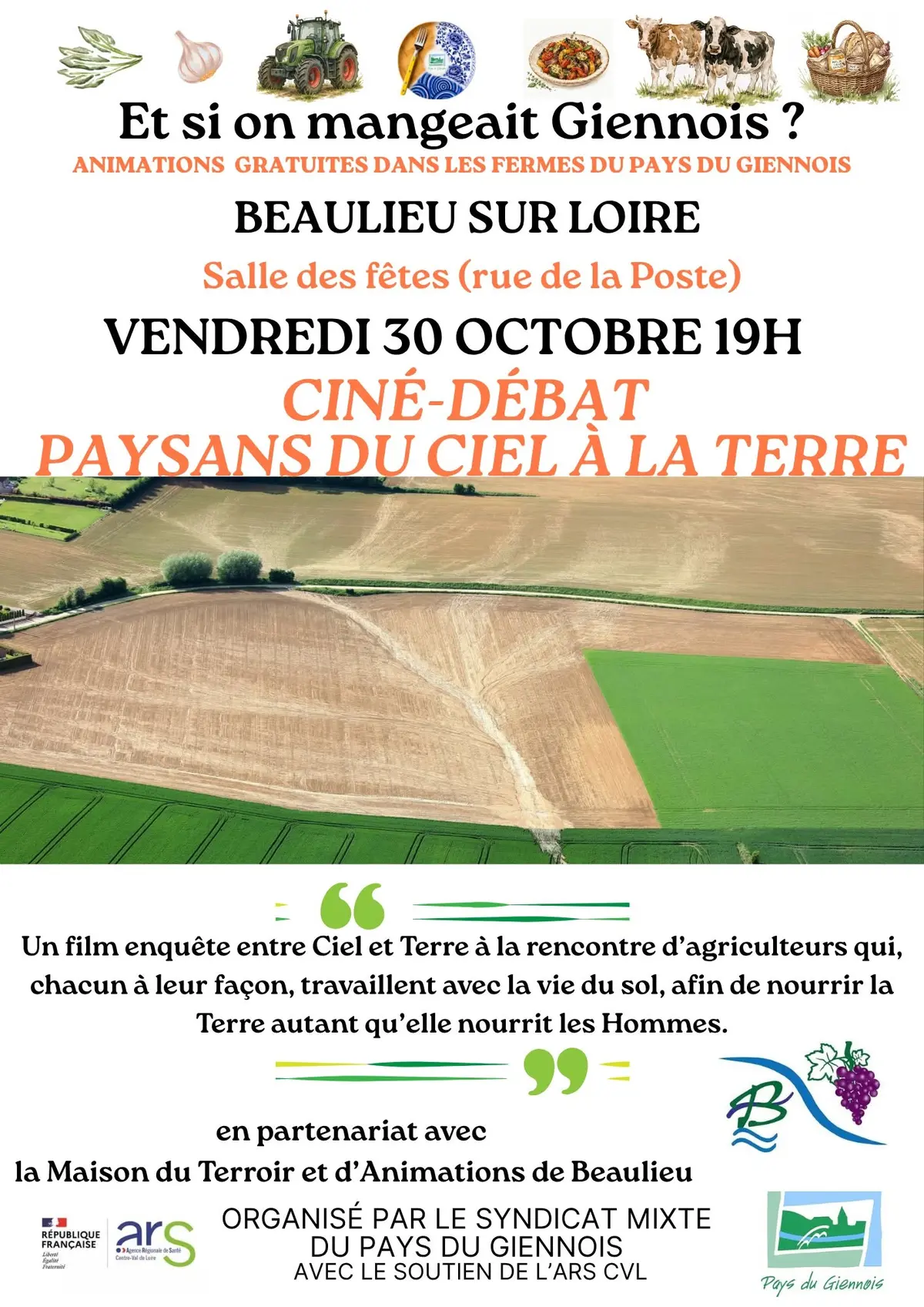 Ciné débat Paysans du ciel et à la terre