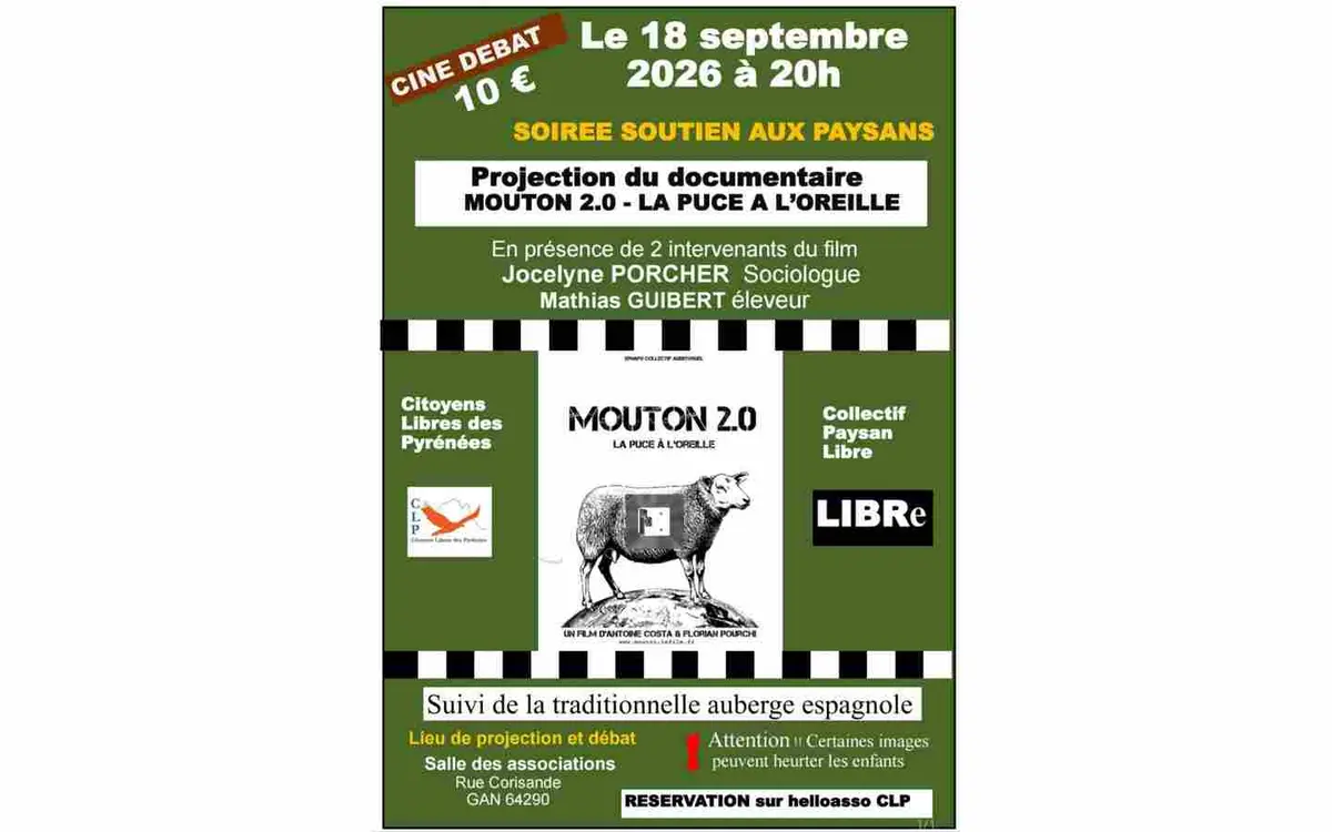Ciné débat : Soirée soutien aux paysans