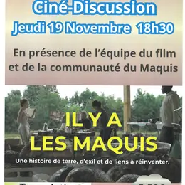 Ciné-Discussion - Documentaire Il y a les maquis