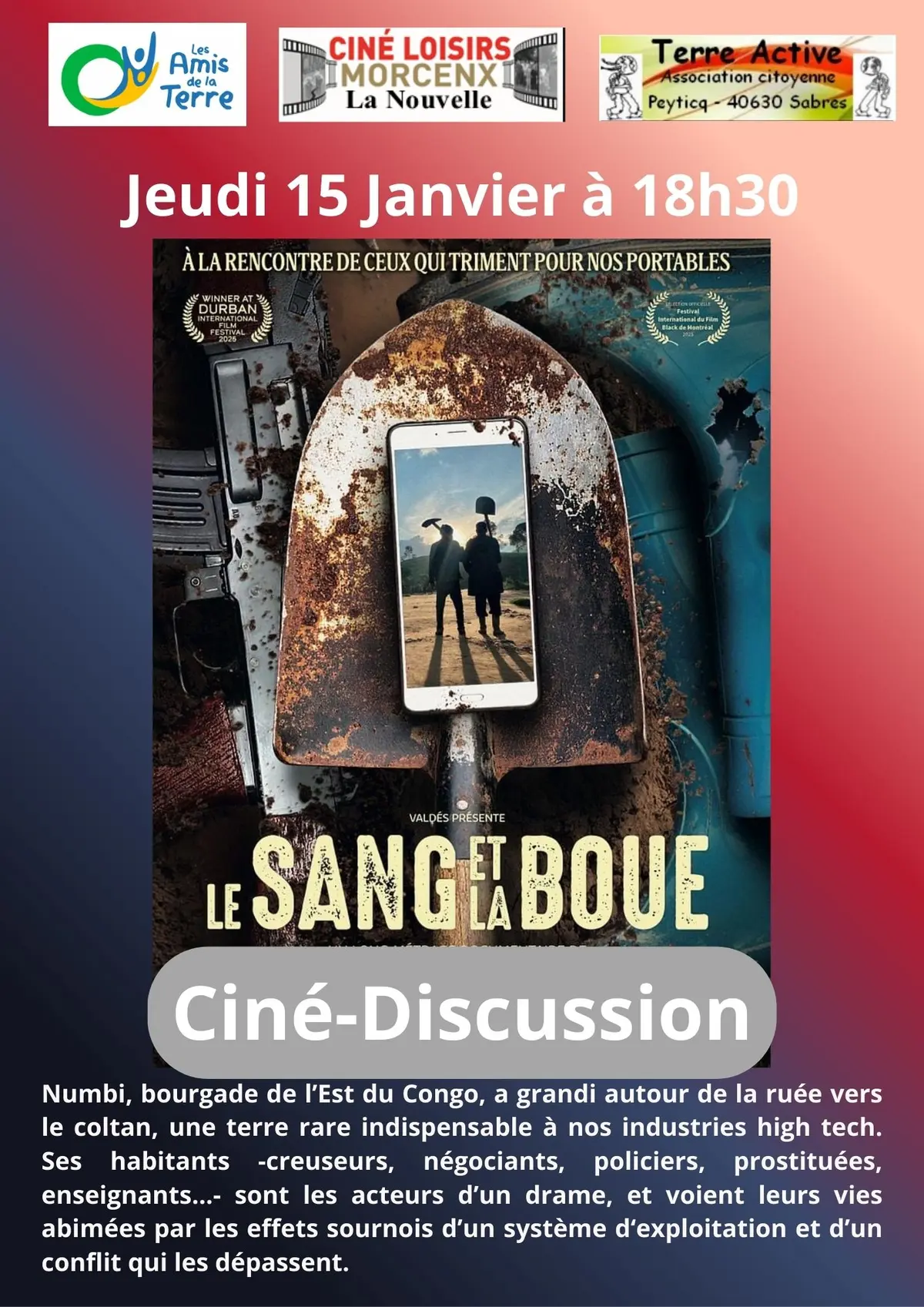Ciné discussion - Le sang et la boue