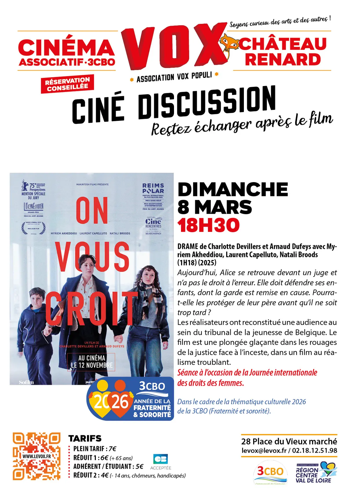Ciné discussion : On vous croit