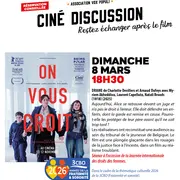 Ciné discussion : On vous croit
