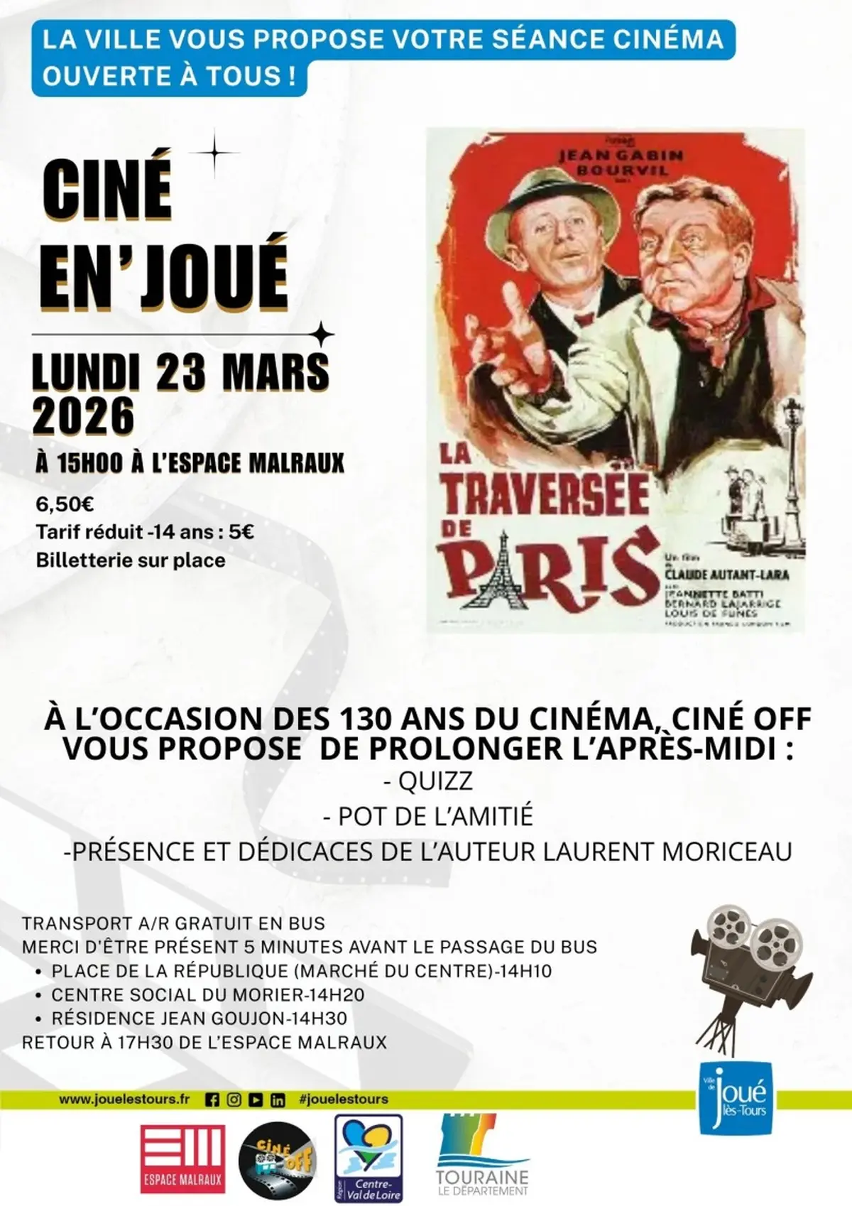 Ciné en'joué : La traversée de Paris