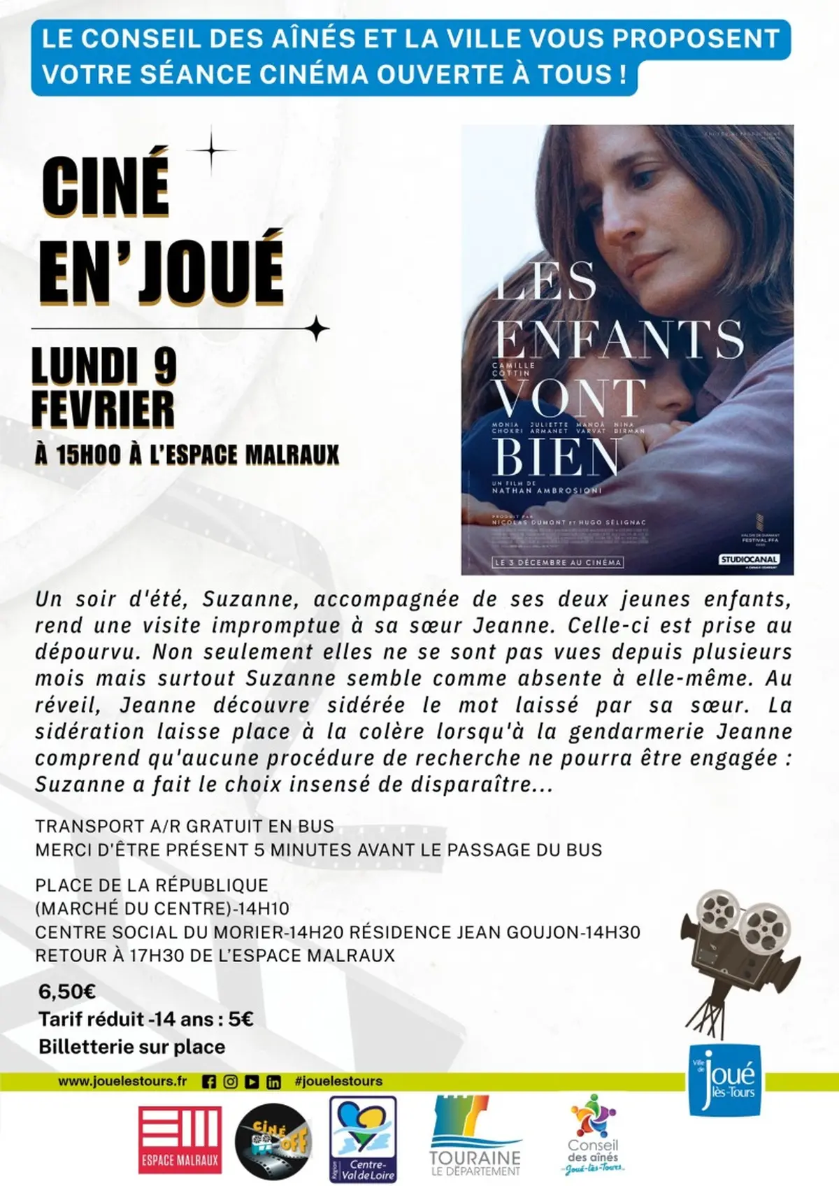 Ciné en'Joué : Les enfants vont bien