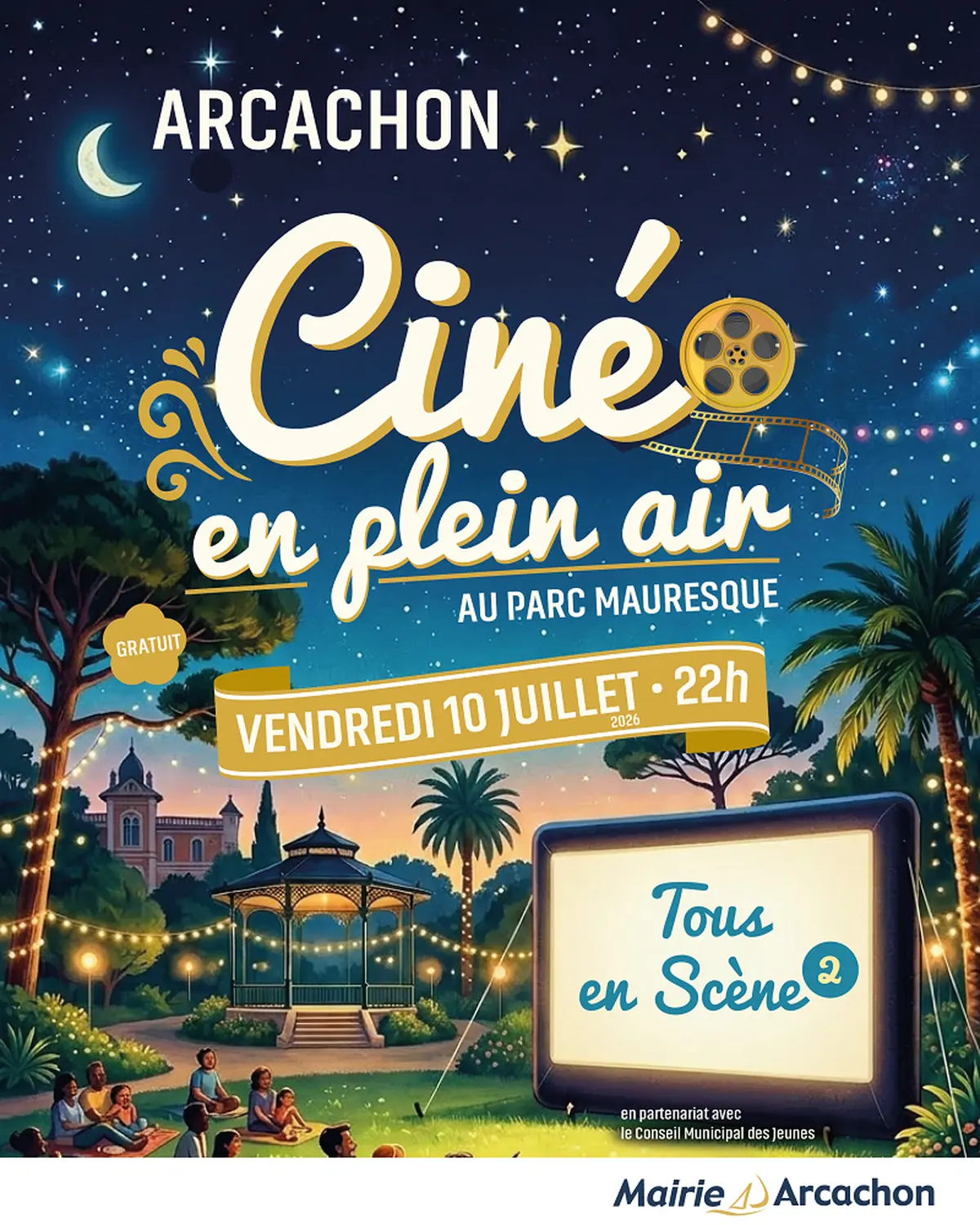 Ciné en plein air