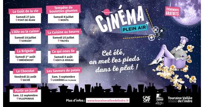 [Coup de ❤️ JDS] Cin&eacute; en plein air 2026 en Touraine