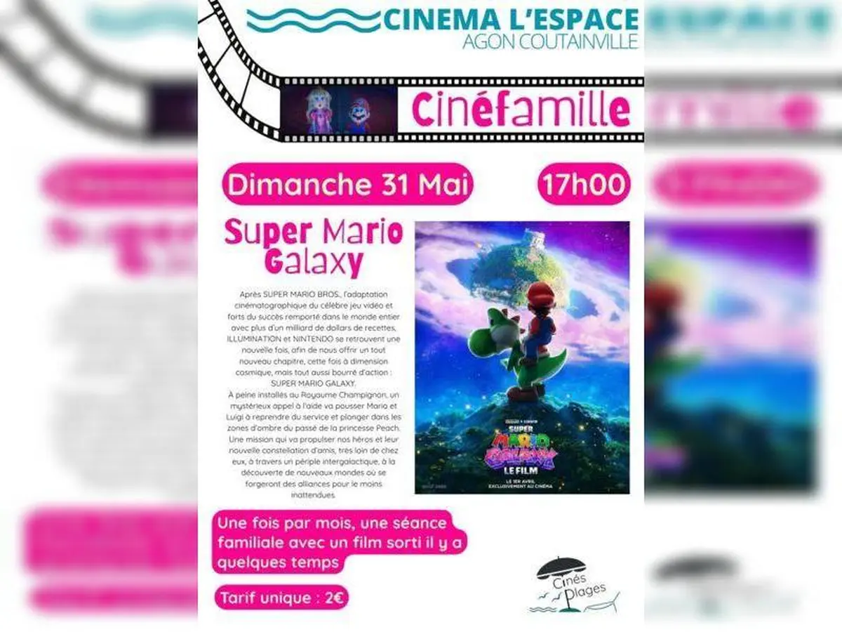 Ciné famille Super Mario Galaxy