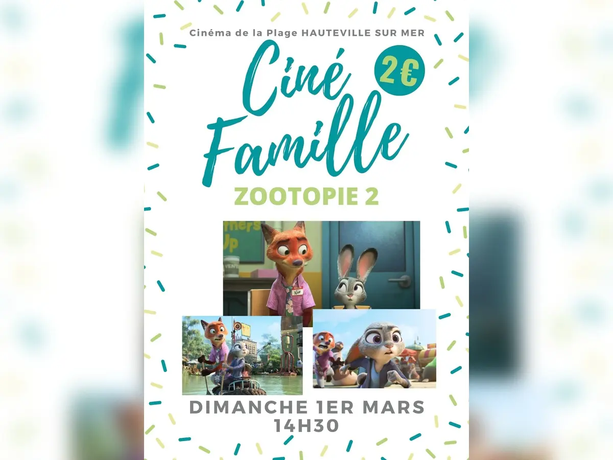 Ciné famille Zootopie 2