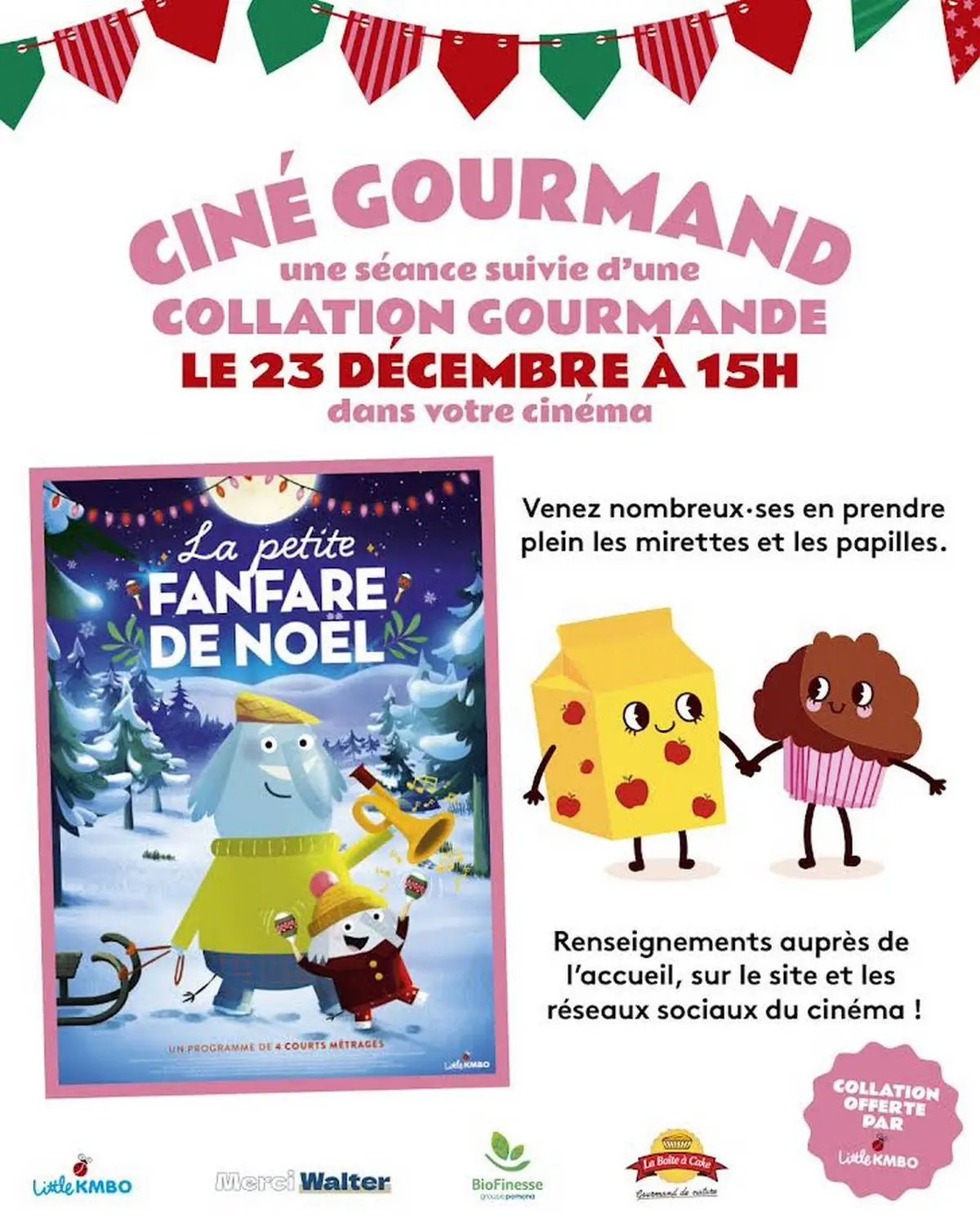 Ciné-gourmand : La Petite Fanfare de Noël