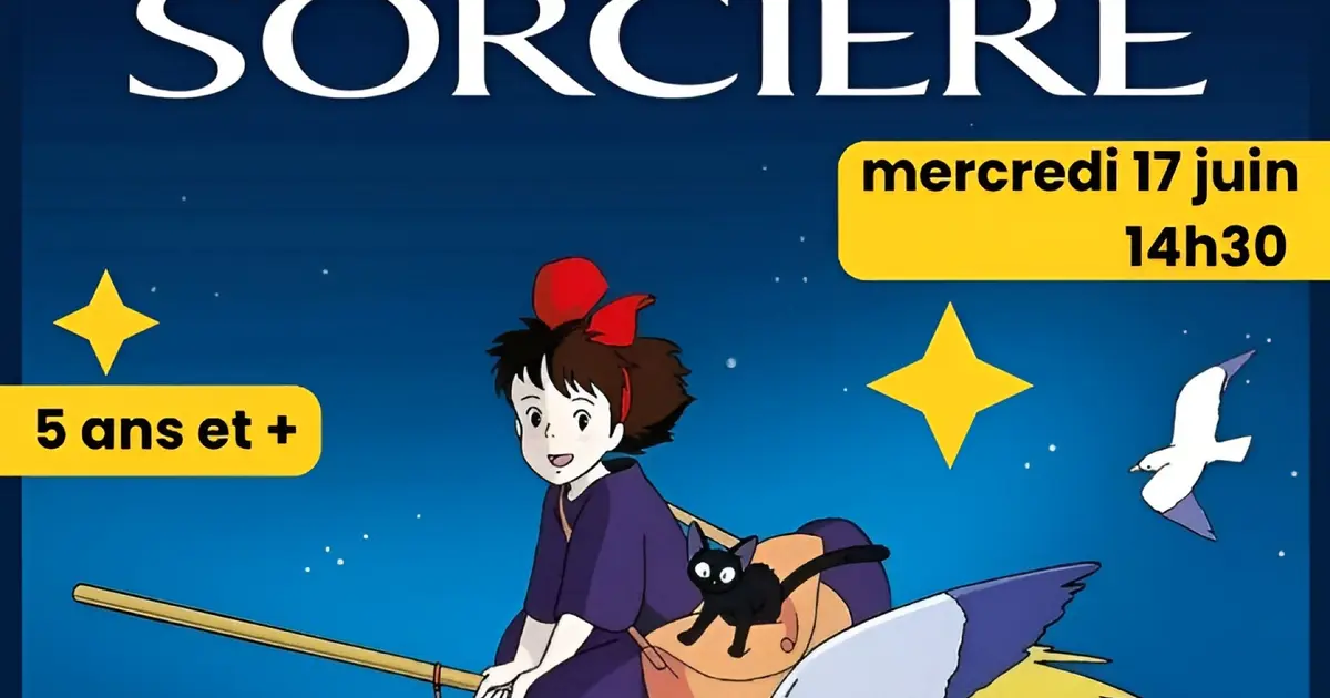 Ciné-goûter : Kiki la petite sorcière
