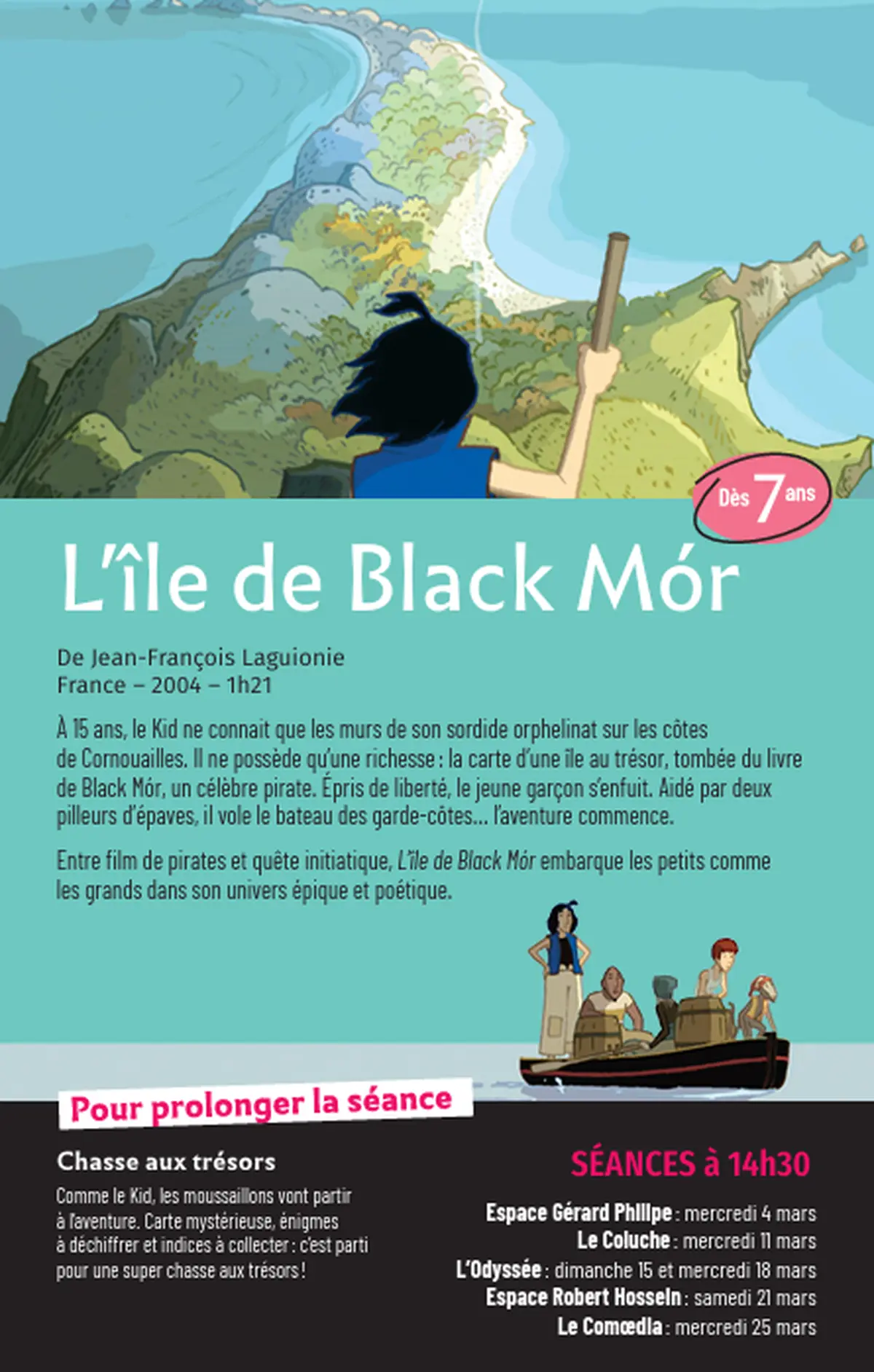 Ciné-goûter « l’île de Black Mor »