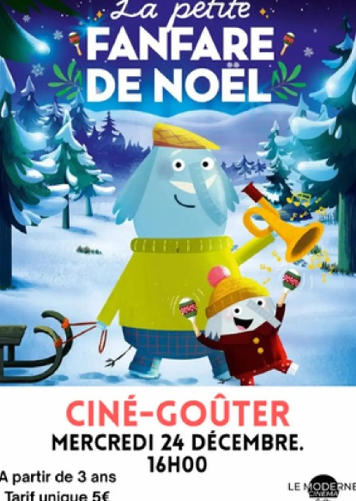 Ciné-goûter : La Petite Fanfare de Noël