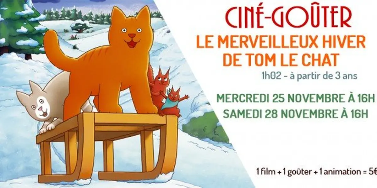 Ciné-Goûter: Le merveilleux hiver de Tom le chat (Rex)