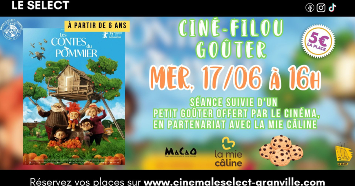 Ciné-goûter : les contes du pommier