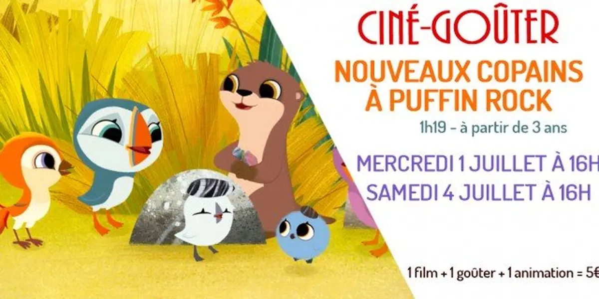 Ciné-Goûter: Nouveaux copains à Puffin rock (Rex)