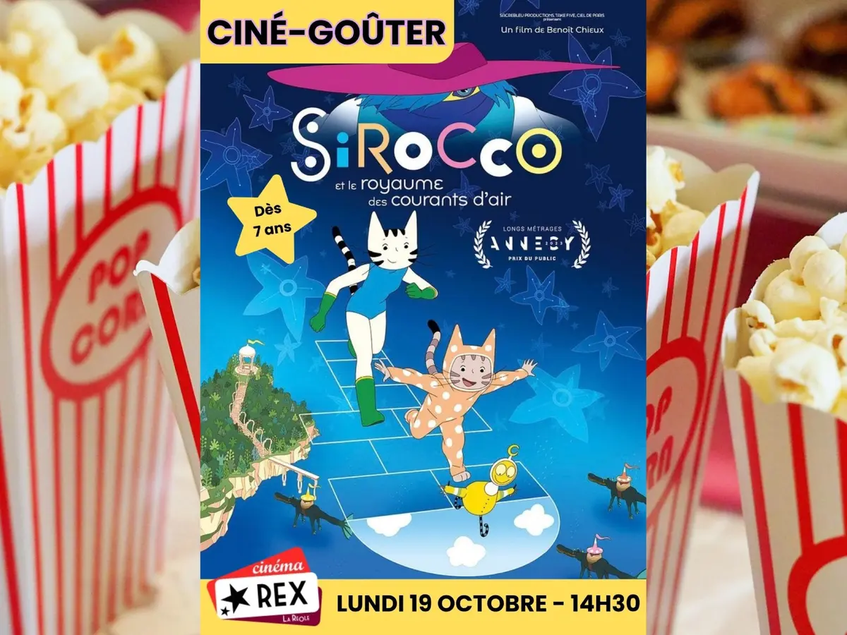 Ciné-goûter : Sirocco et le royaume des courants d'air