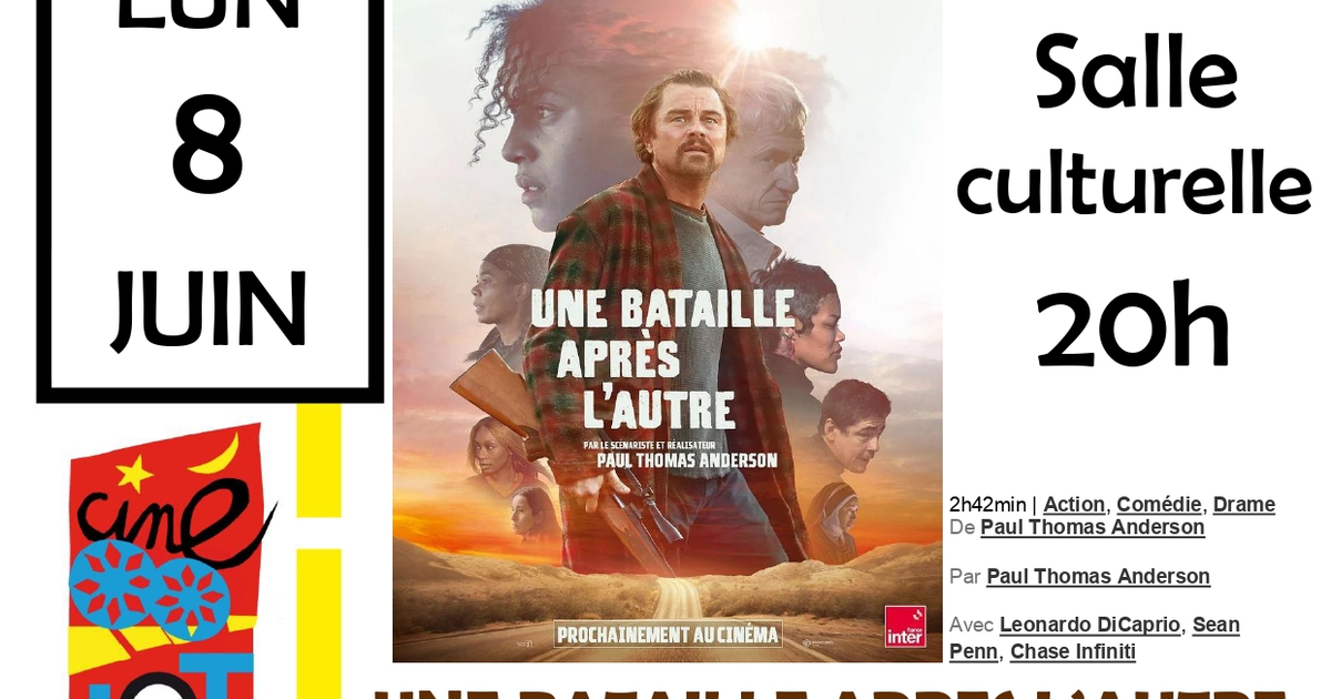 Ciné-Lot à Esclauzels: "Une bataille après l'autre"