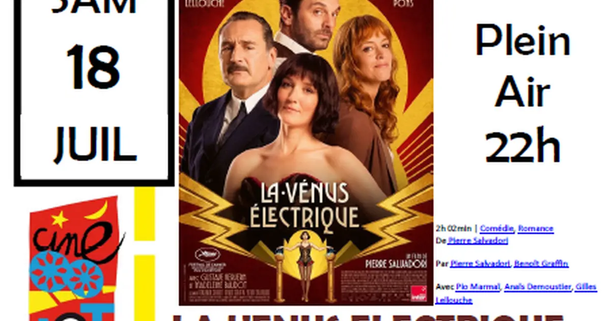 Ciné Lot à Lauzès, séance en plein air