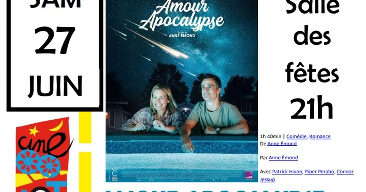 Ciné-lot à Le Bourg : "Amour Apocalypse"