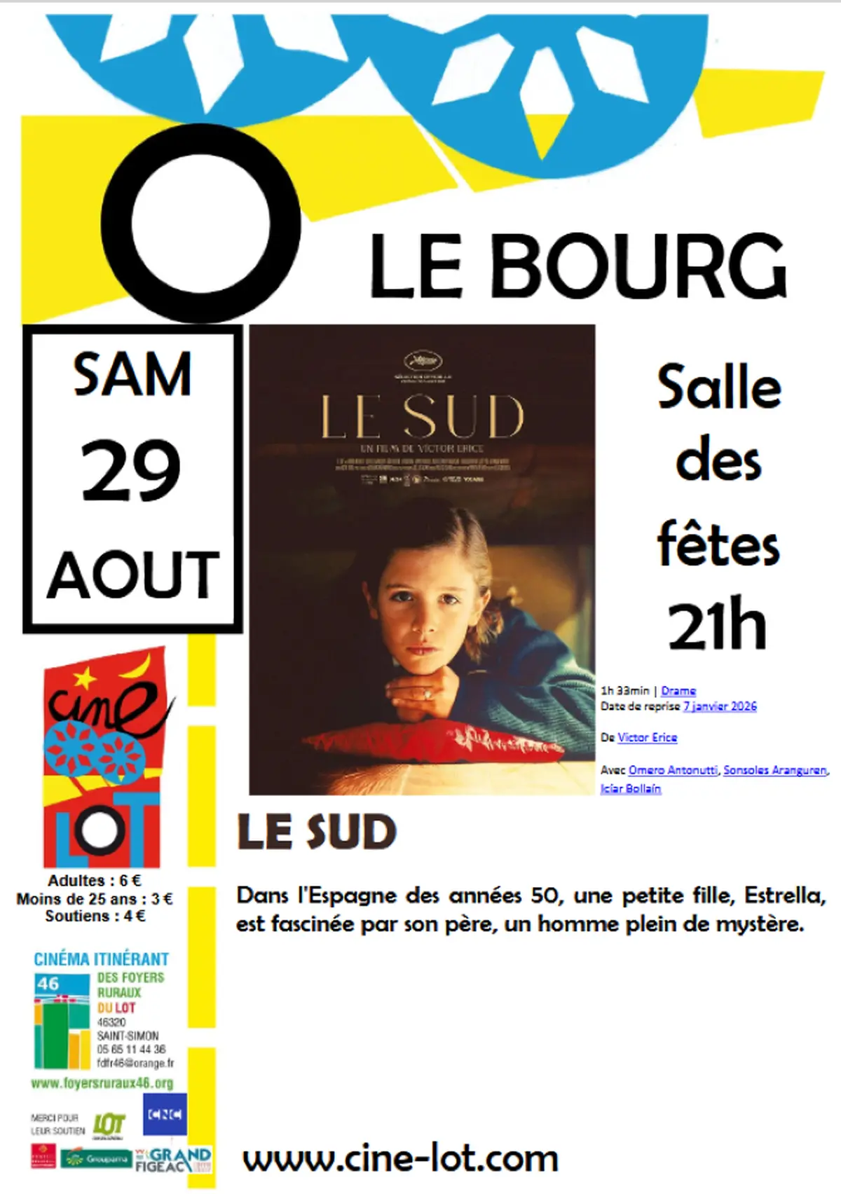Ciné-lot  à Le Bourg :  « Le Sud »