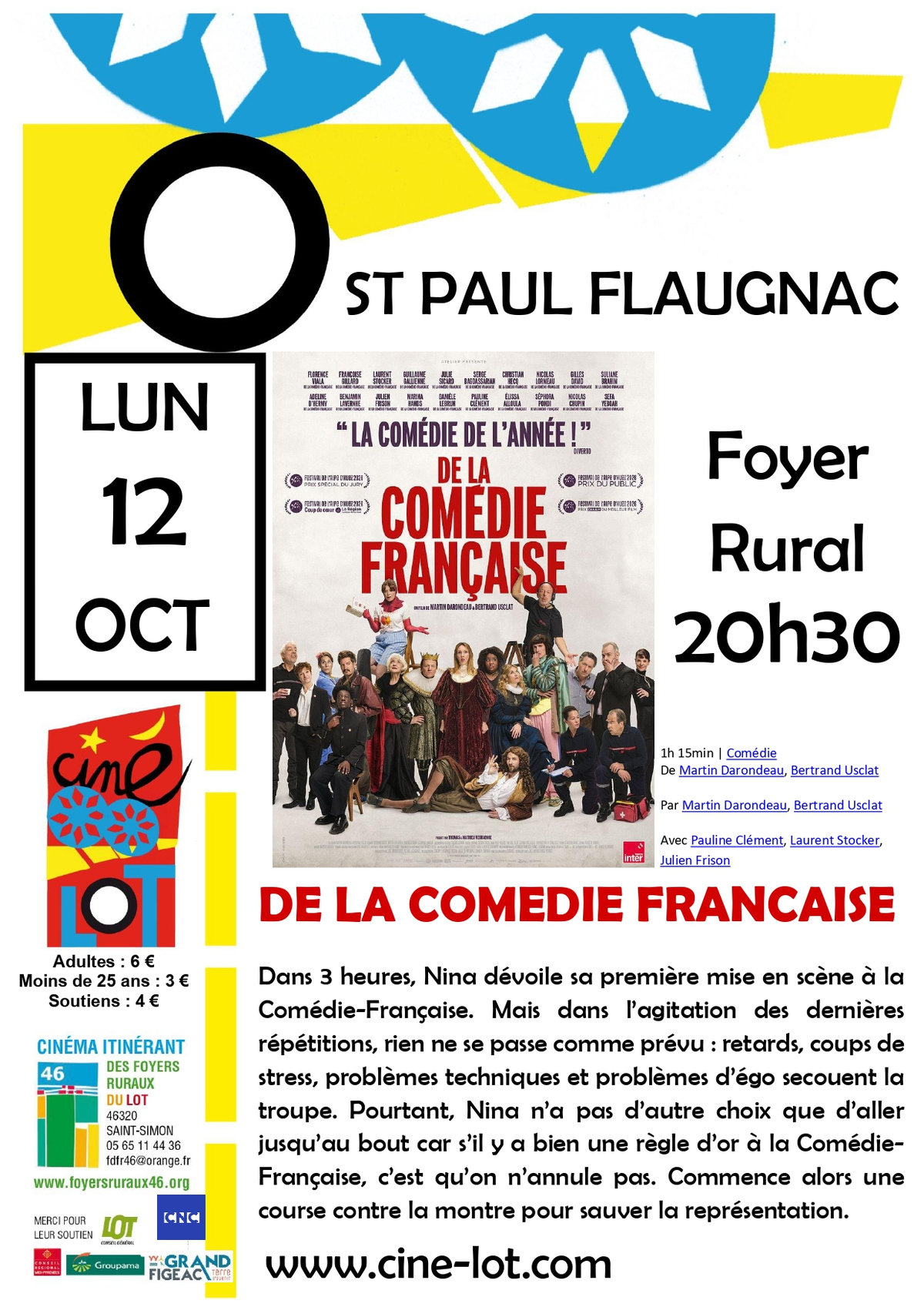 Ciné-Lot : De la comédie française