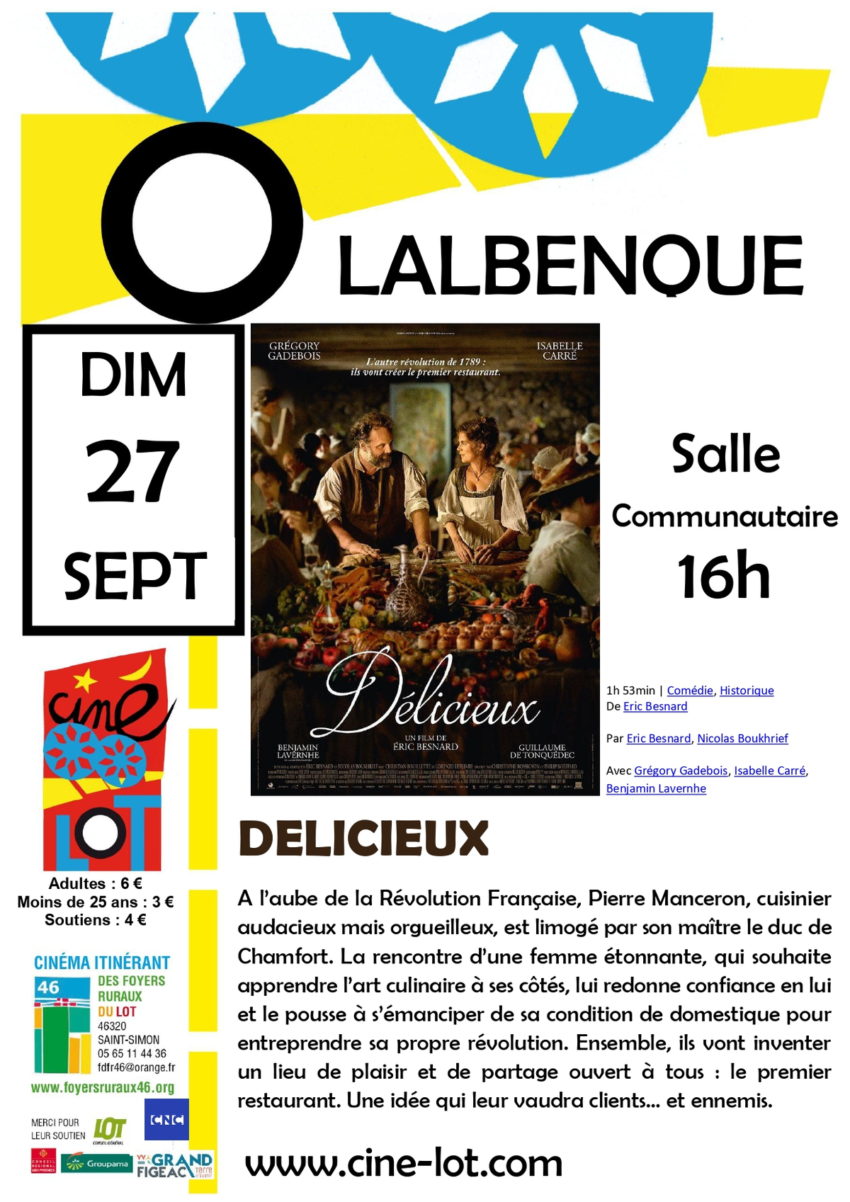 Ciné-Lot : Délicieux