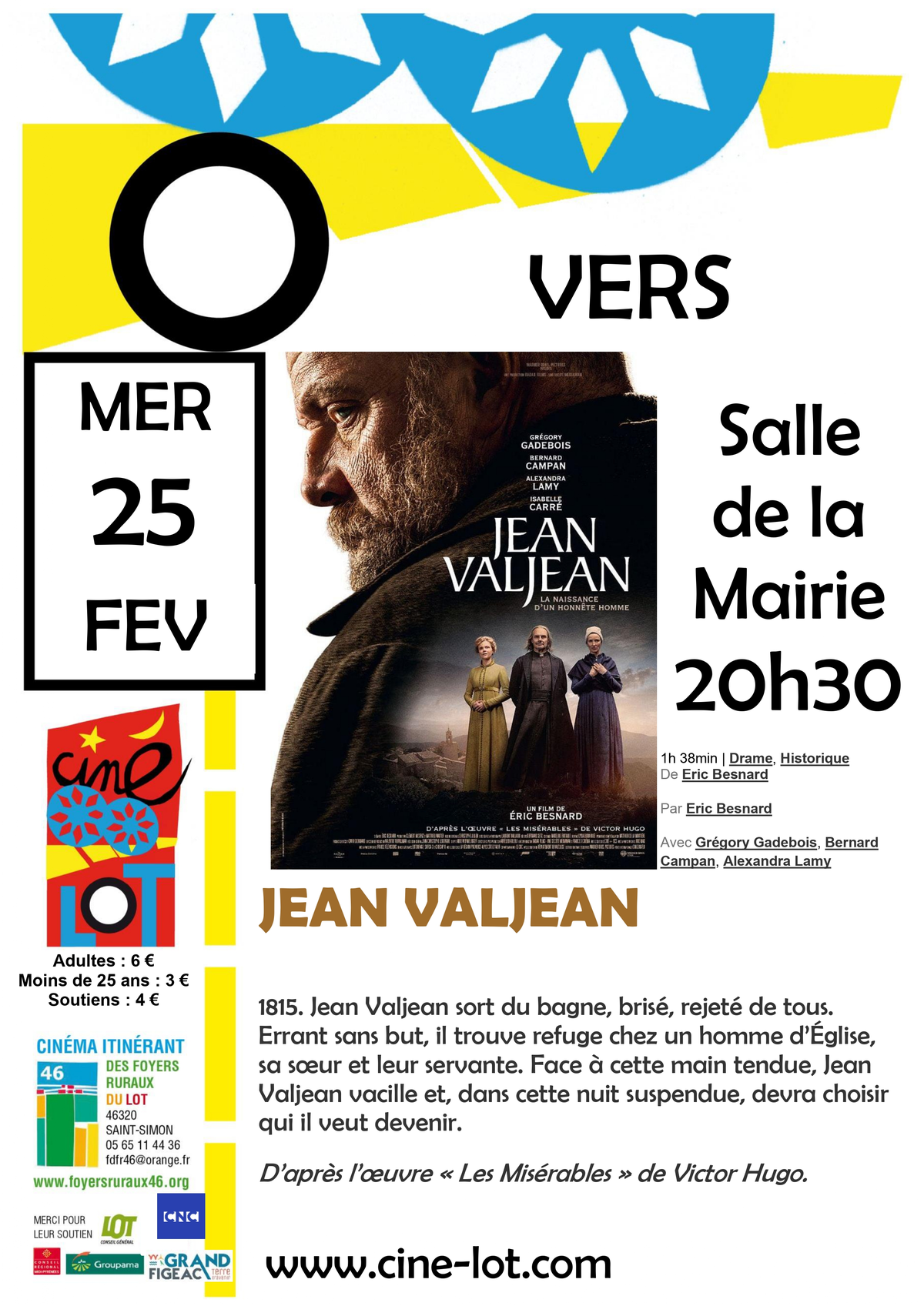 Ciné-Lot : Jean Valjean