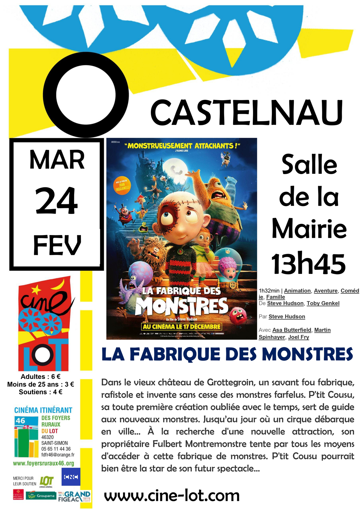 Ciné-Lot : La fabrique des monstres
