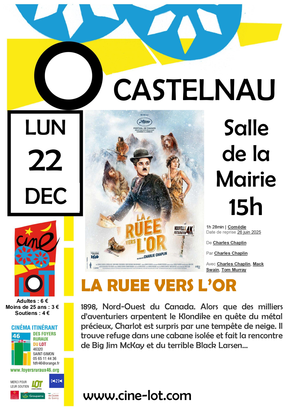 Ciné-Lot : La ruée vers l'or