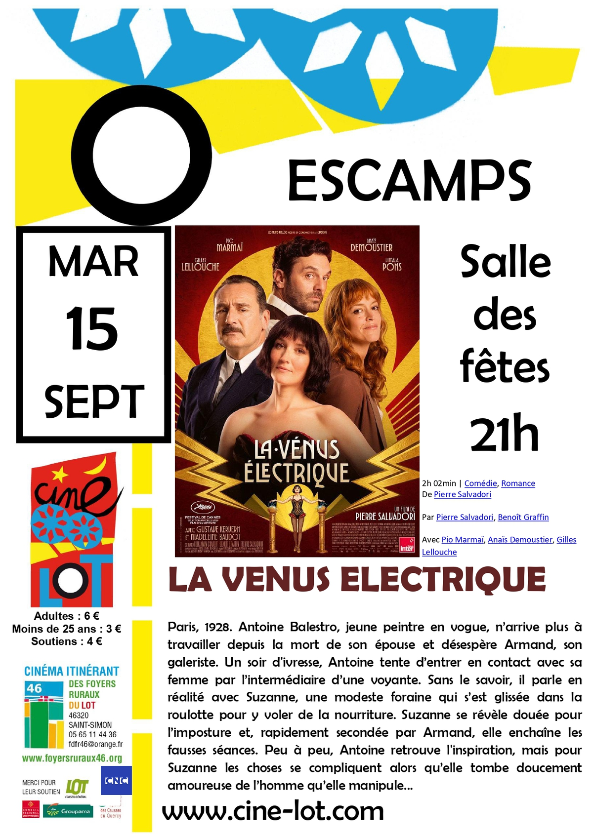 Ciné-Lot : La venus électrique