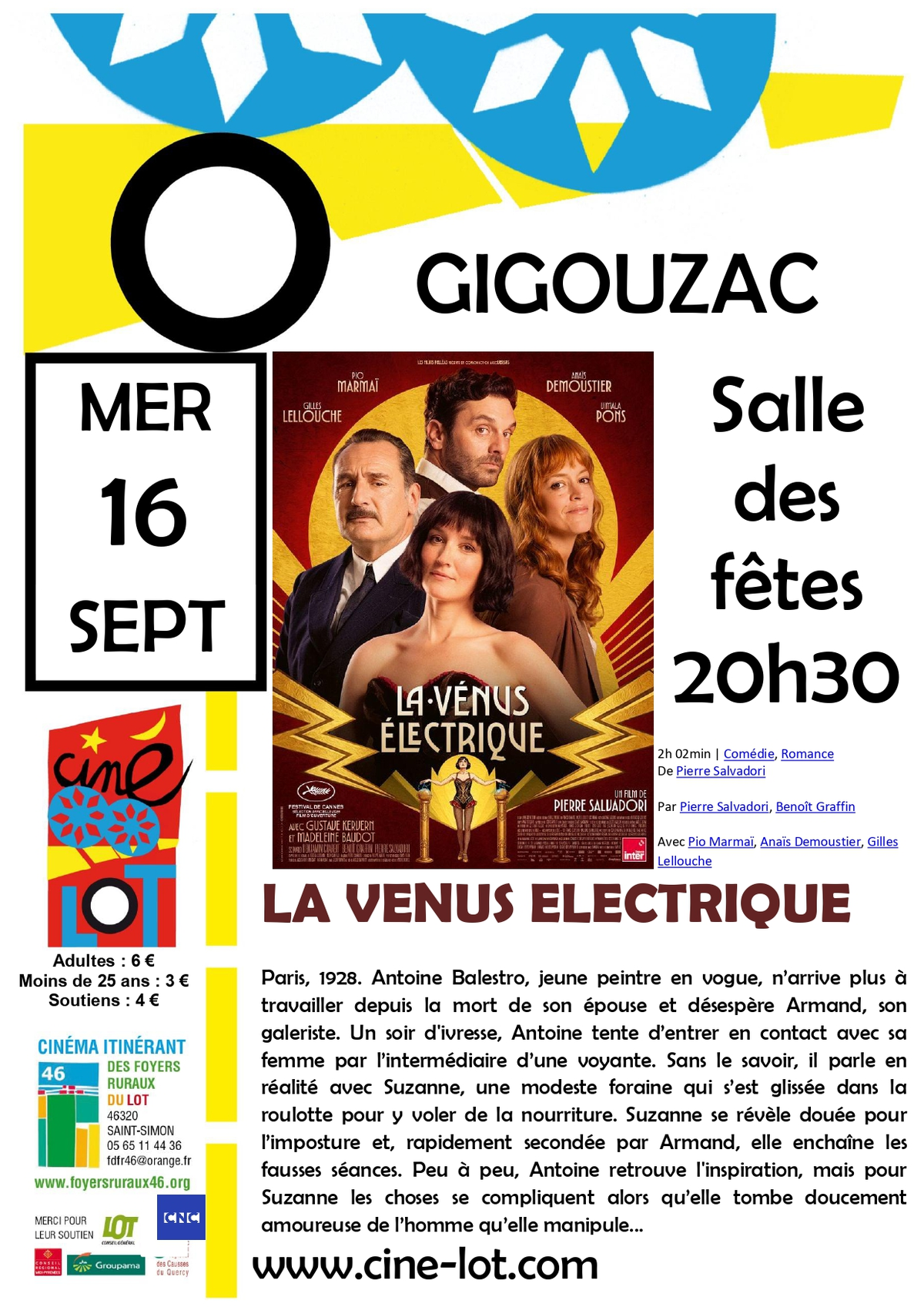 Ciné-Lot : La venus électrique