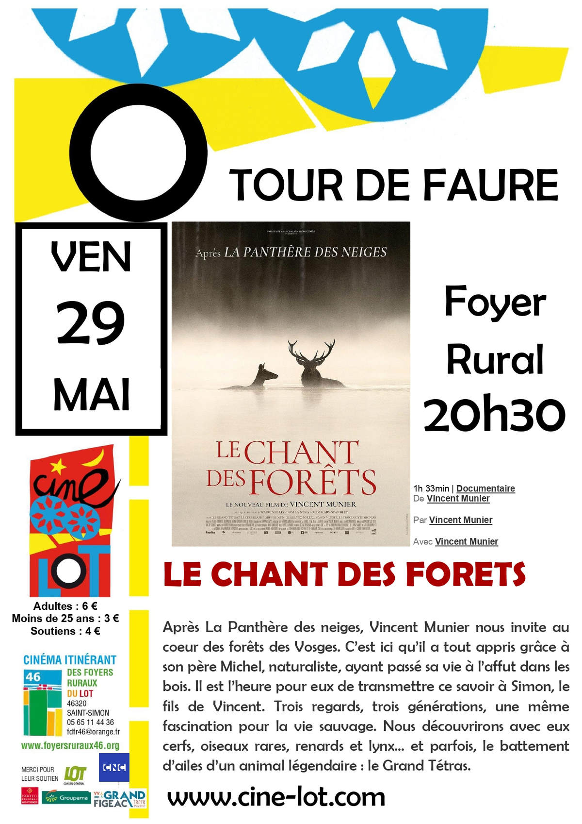 Ciné-Lot : Le chant des forêts