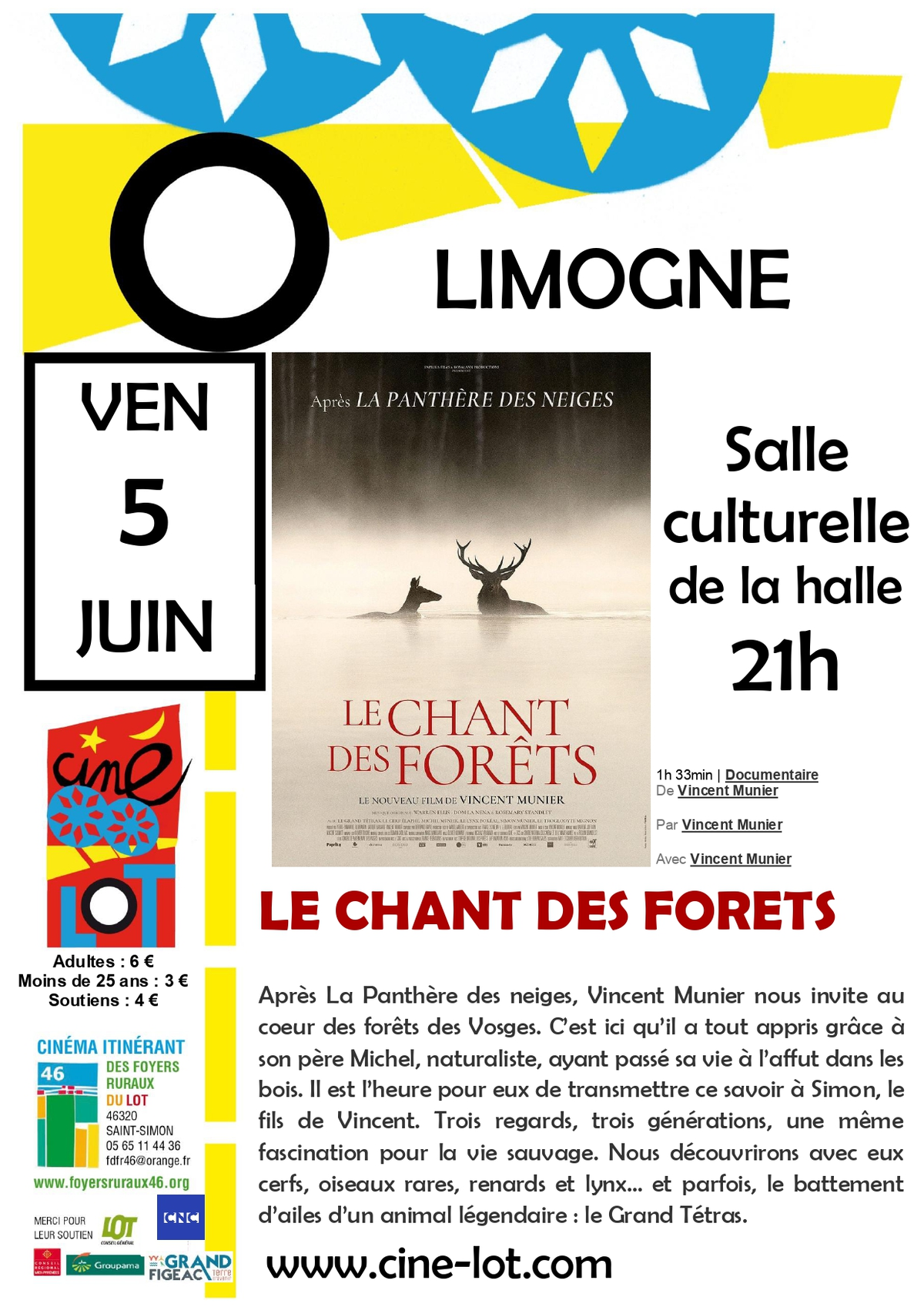 Ciné-Lot : Le chant des forêts