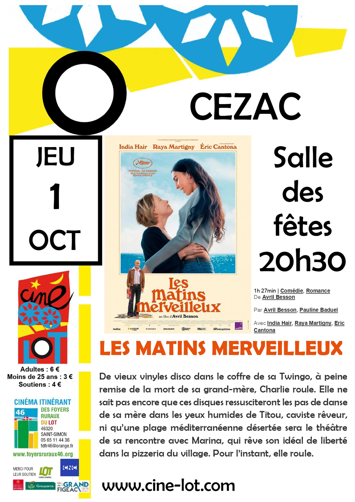 Ciné-Lot : Les matins merveilleux