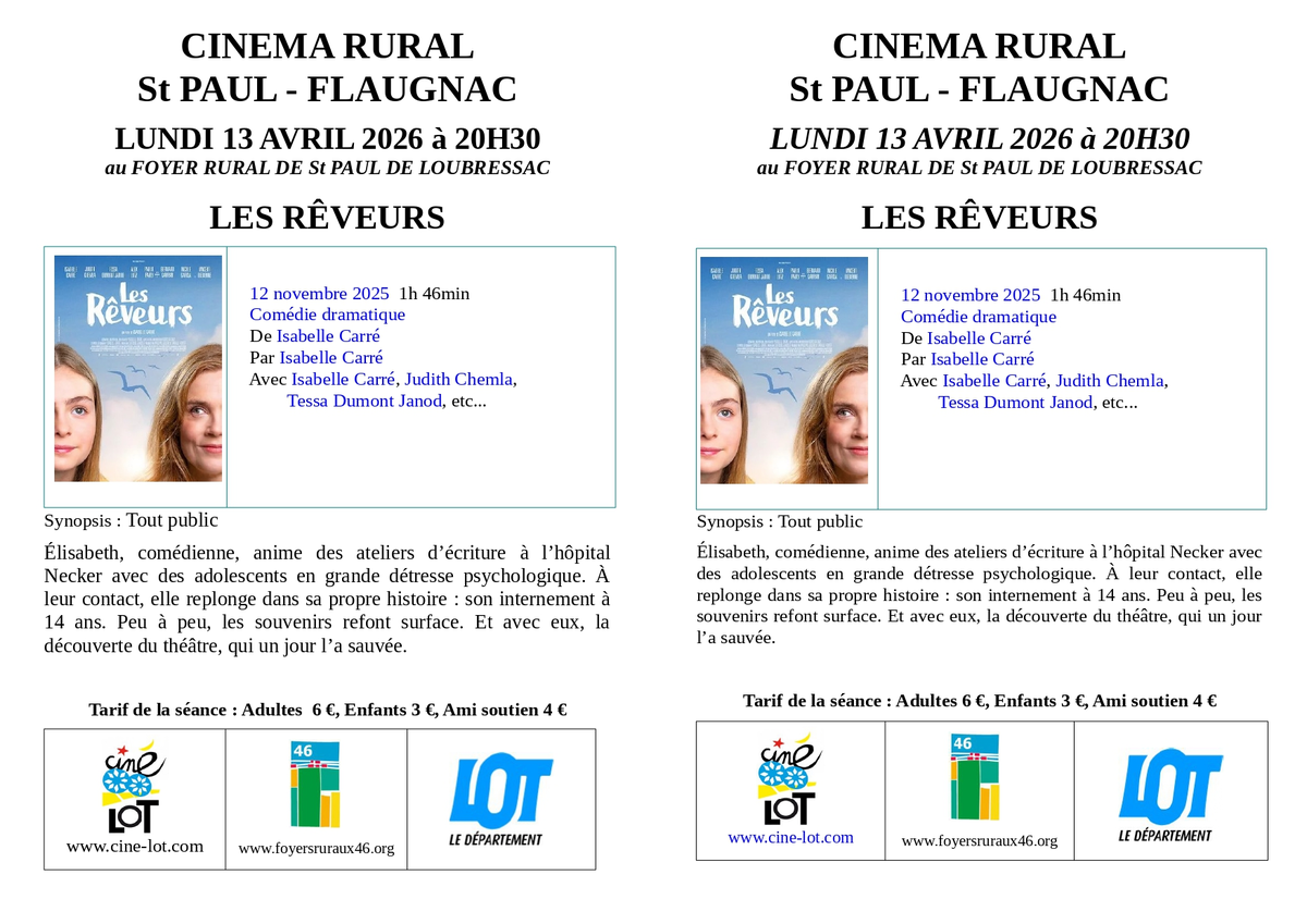 Ciné-Lot : Les Rêveurs