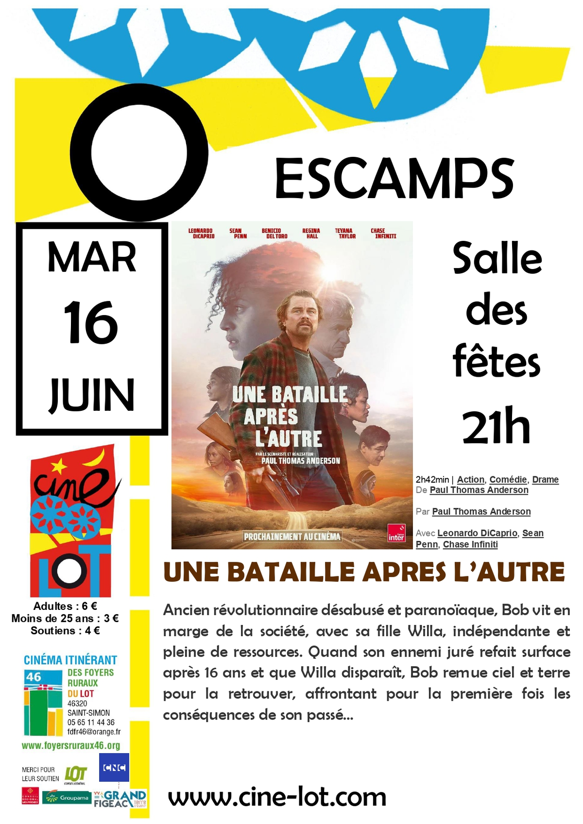 Ciné-Lot : Une bataille après l'autre