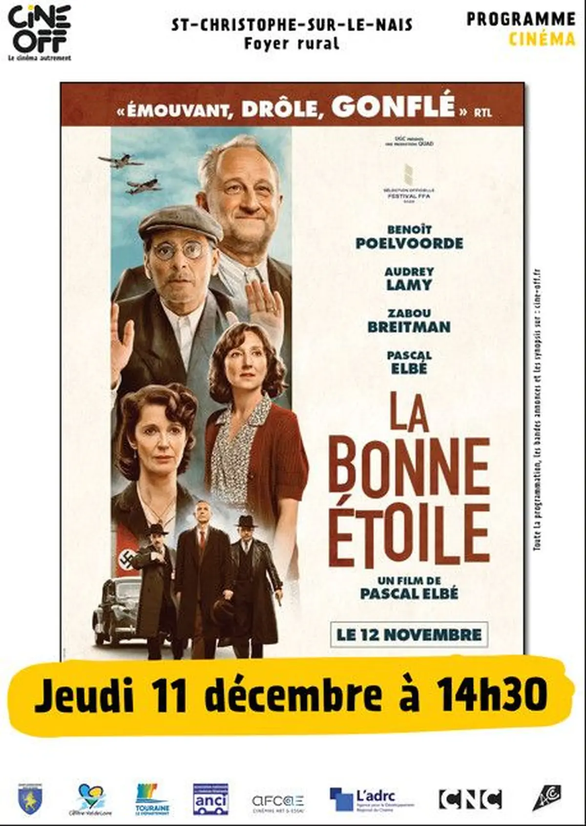 CINE OFF Séance de cinéma : La Bonne Etoile