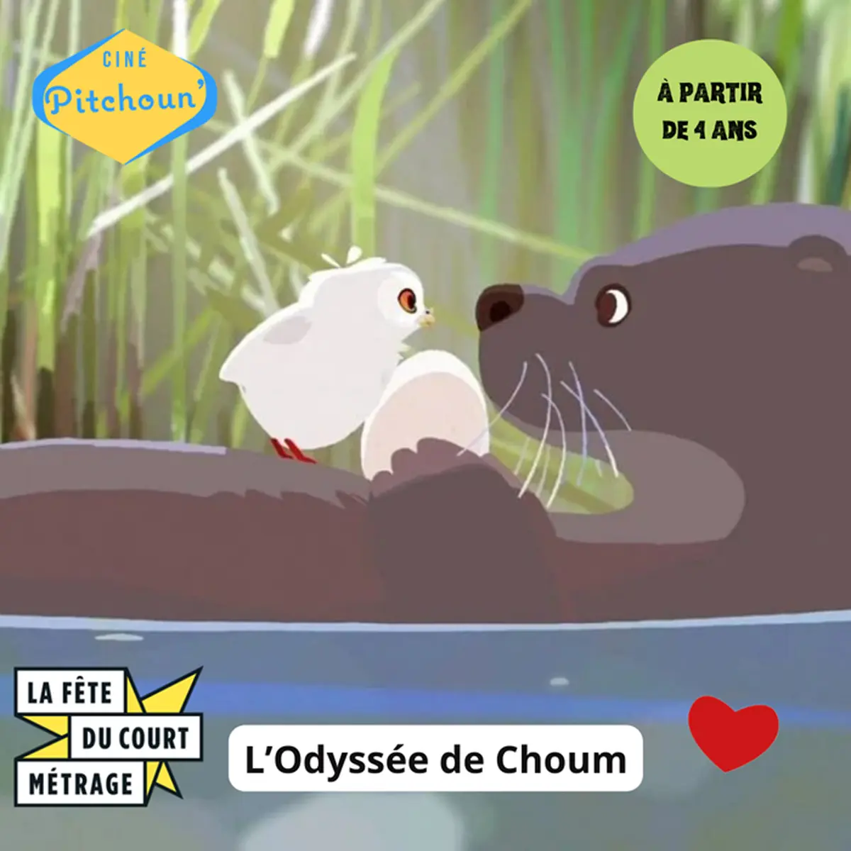 Ciné Pitchoun spécial fête du court-métrage : L'odyssée de Choum