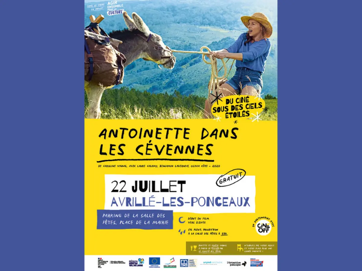 Ciné plein air Antoinette dans les Cévennes