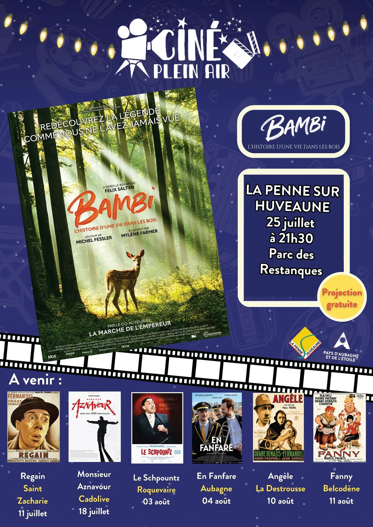 Ciné plein air - Bambi, l'histoire d'une vie dans les bois