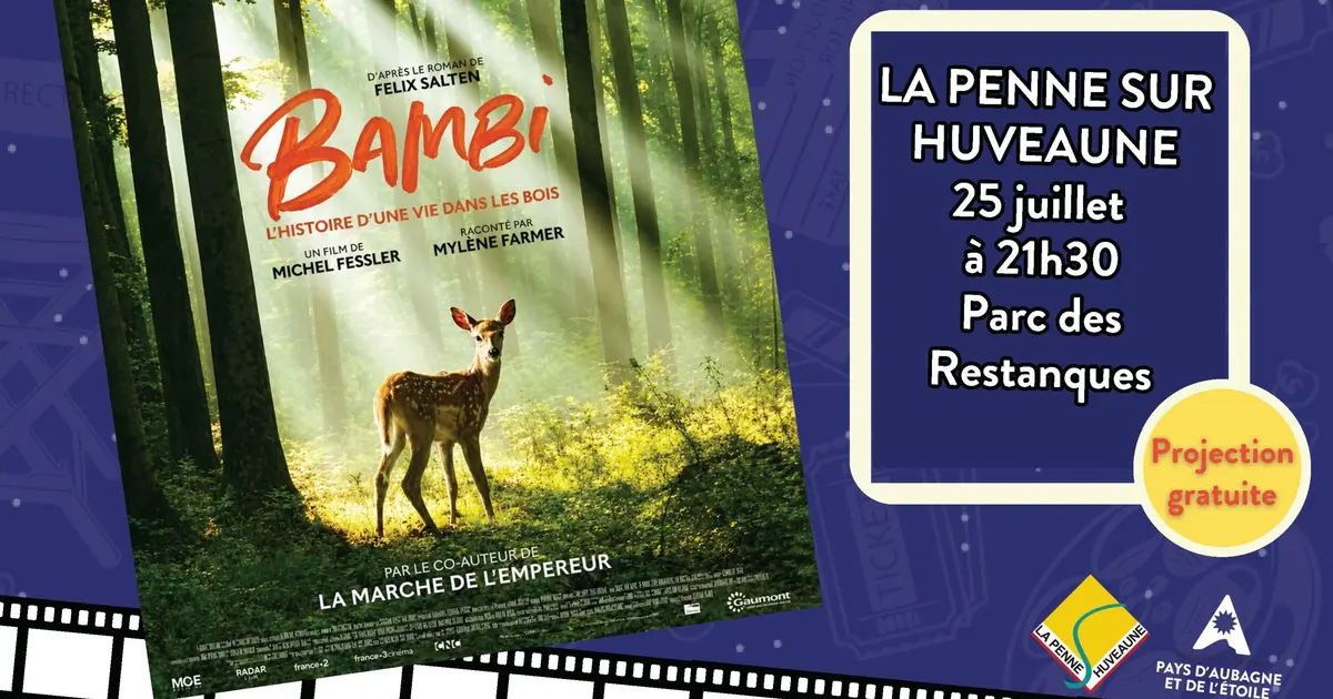 Ciné plein air - Bambi, l'histoire d'une vie dans les bois