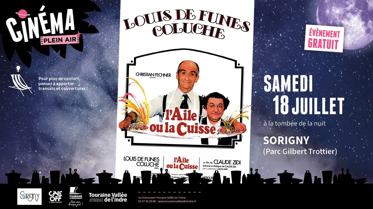 Ciné plein air - L’Aile ou la cuisse