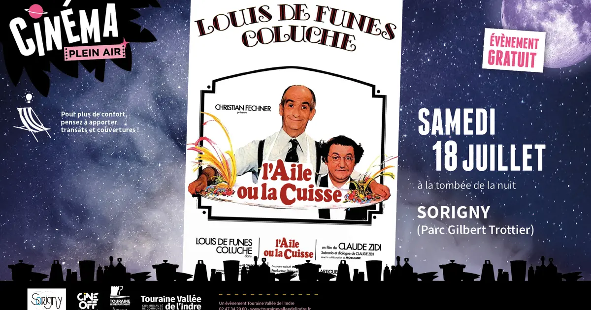 Ciné plein air - L’Aile ou la cuisse