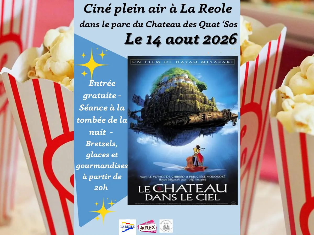 Ciné plein air Le château dans le ciel